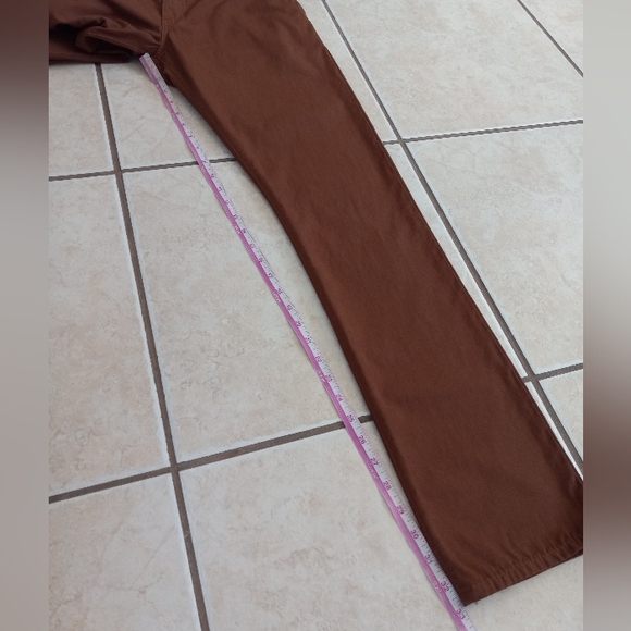 Raleigh Denim Jones Fit Cotton Canvas Pant Terracotta Brown 30"×33" - Picture 12 of 14